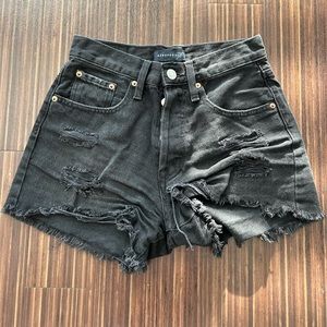 Aeropostale 90s High Rise Cut Off Shorts